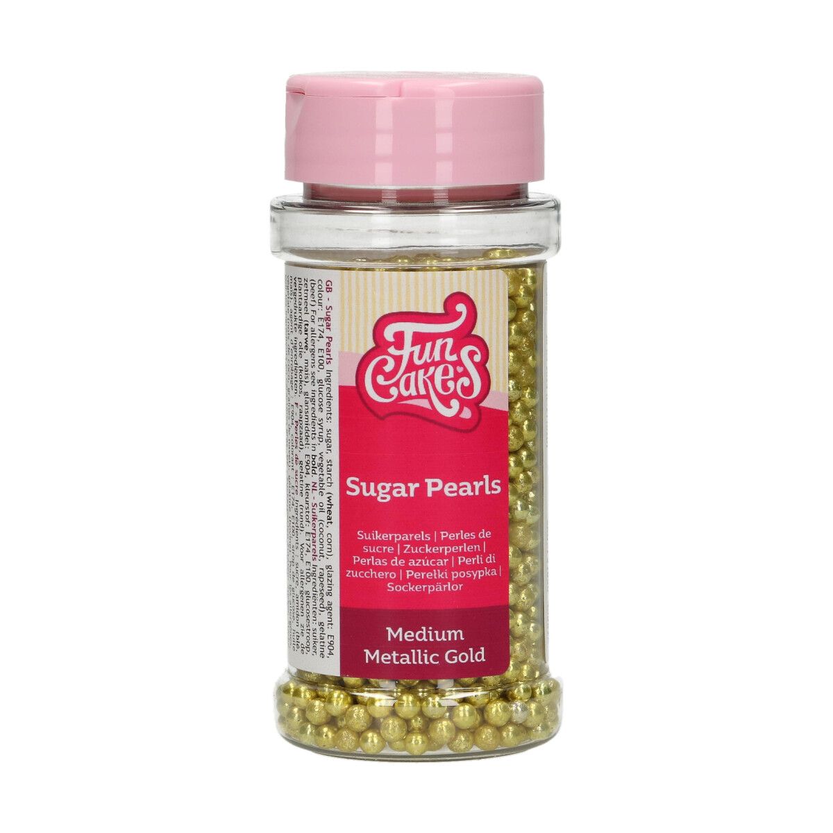 FunCakes - Zuckerperlen Metallisch 80g - Div. Farben